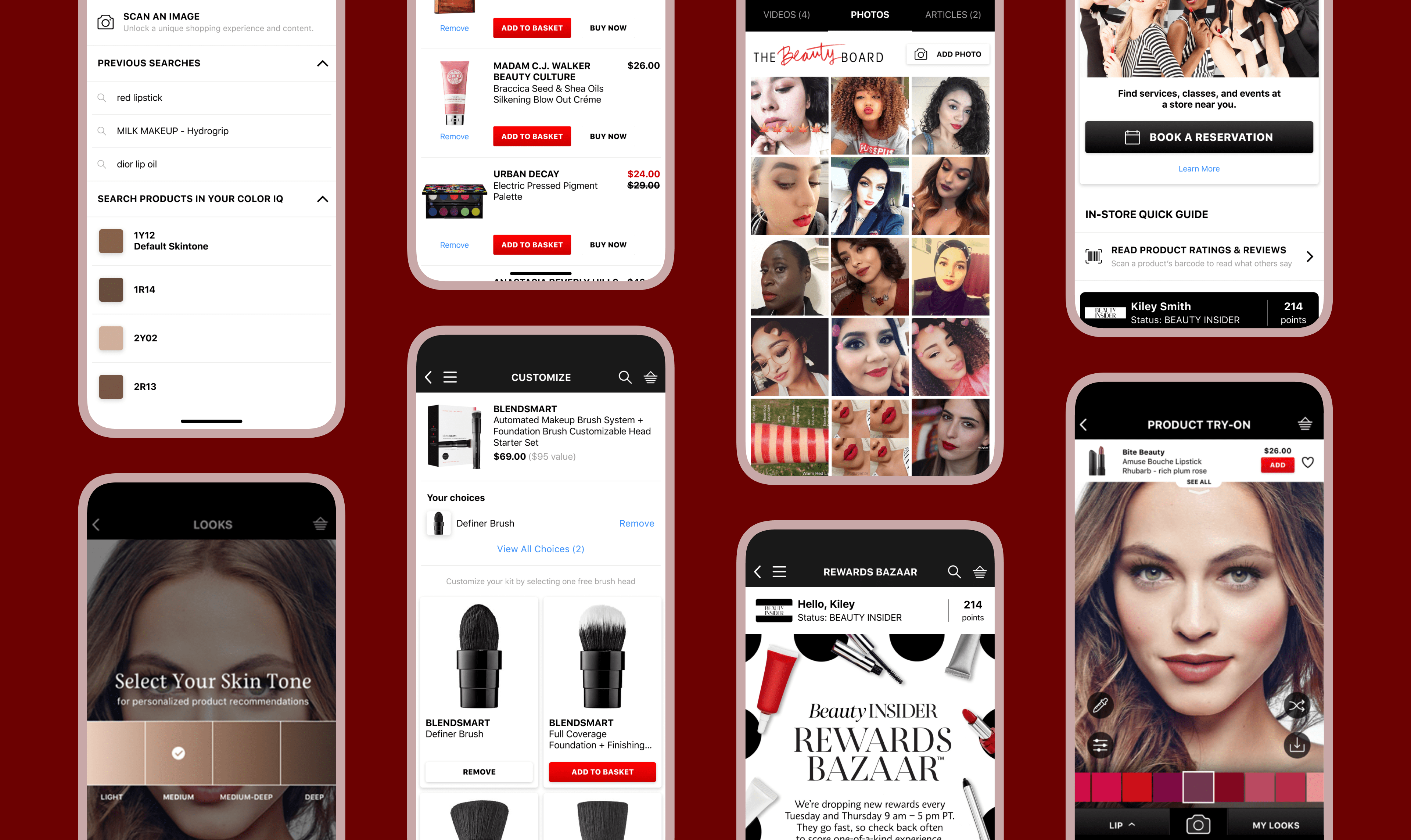 Product design for the new Sephora mobile apps